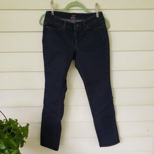 Ann Taylor jeans petite Curvy dark wash size 2p